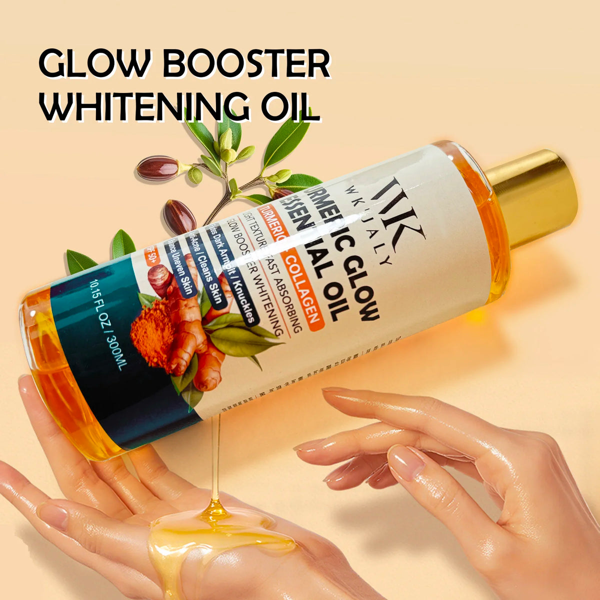 Wkjaly Turmeric Glow Essential Oil For Moisturizing And Radiant Skin