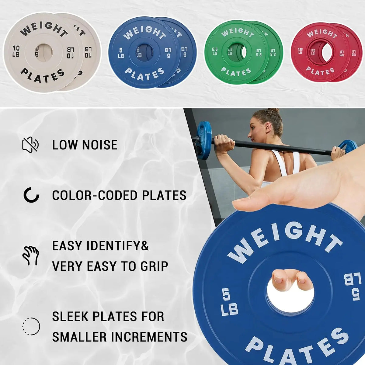 Twister Rubber Coated Bumper Weight Plates For Strength Training