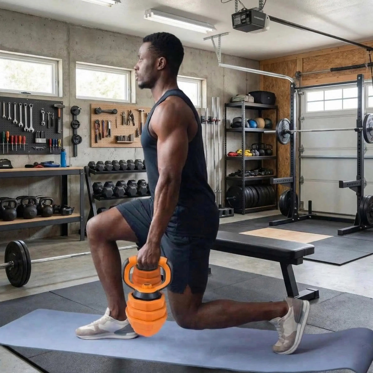 Multifunctional Adjustable Dumbbell Set For Home Gym Weight Training