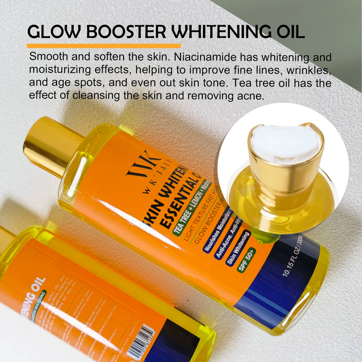 Wk Jaly Niacinamide Body Oil Removes Acne Marks, Fine Lines