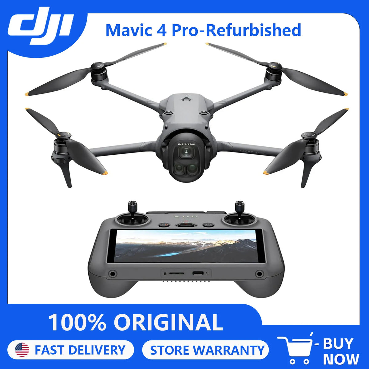 DJI Mavic 4 Pro Professional Camera Drone With Hasselblad Optics
