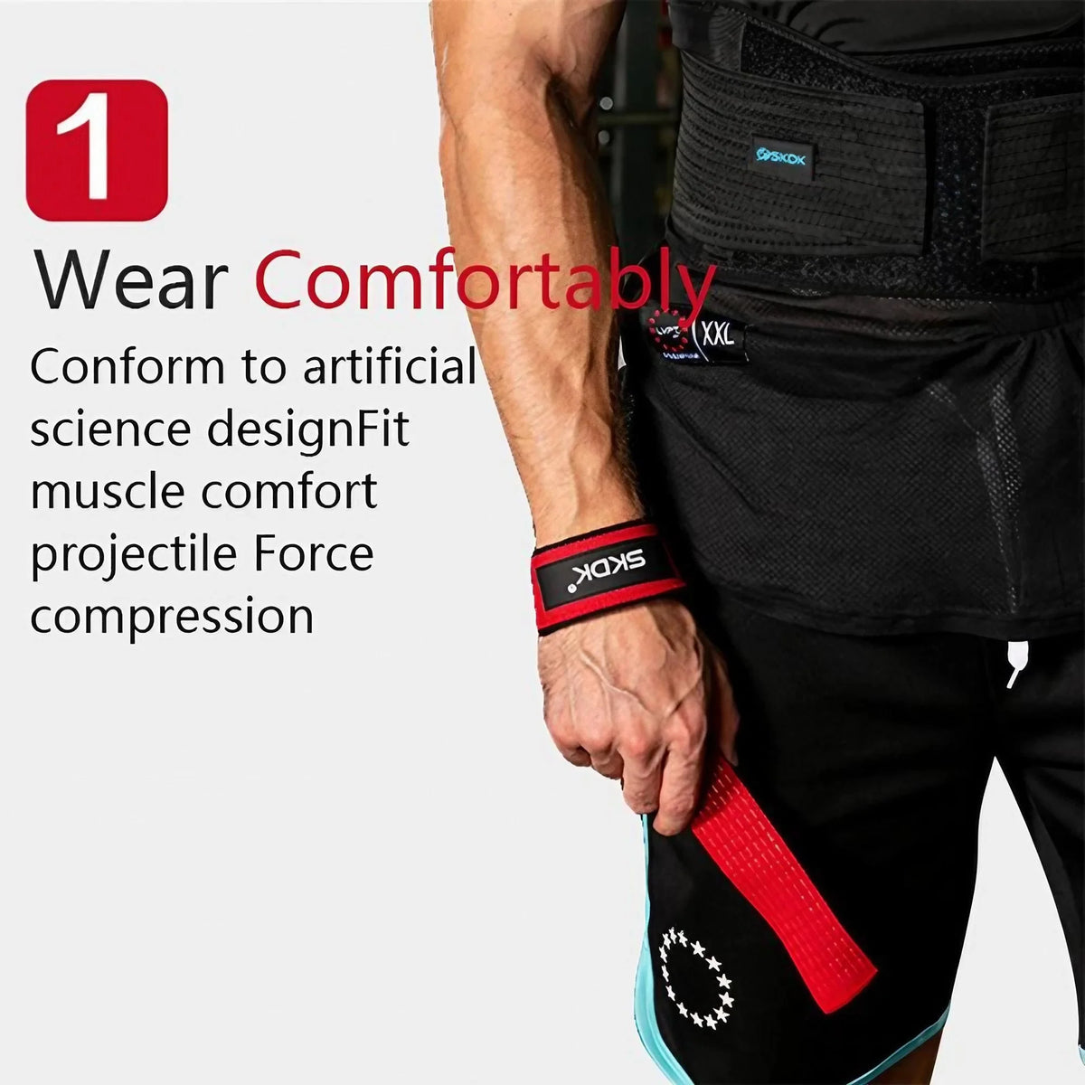 Premium Polyester Weightlifting Wrist Wraps For Gym Training