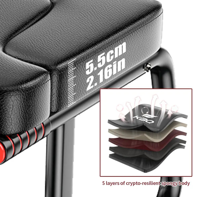 KBQ Inverted Stool Yoga Headrest Bench With Double Armrest