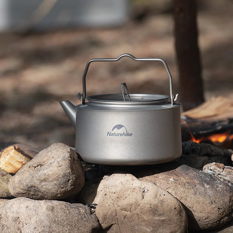 Naturehike Ultralight Titanium Camping Kettle For Outdoor Travel
