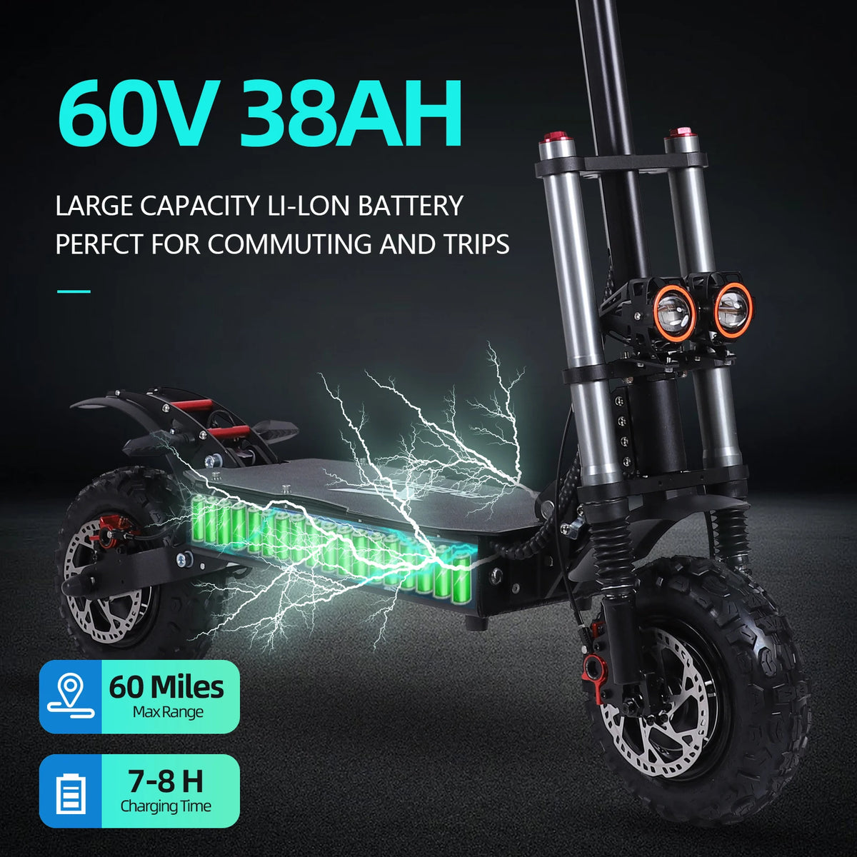 Freeboy J30max High Performance Dual Motor Electric Scooter For Adults