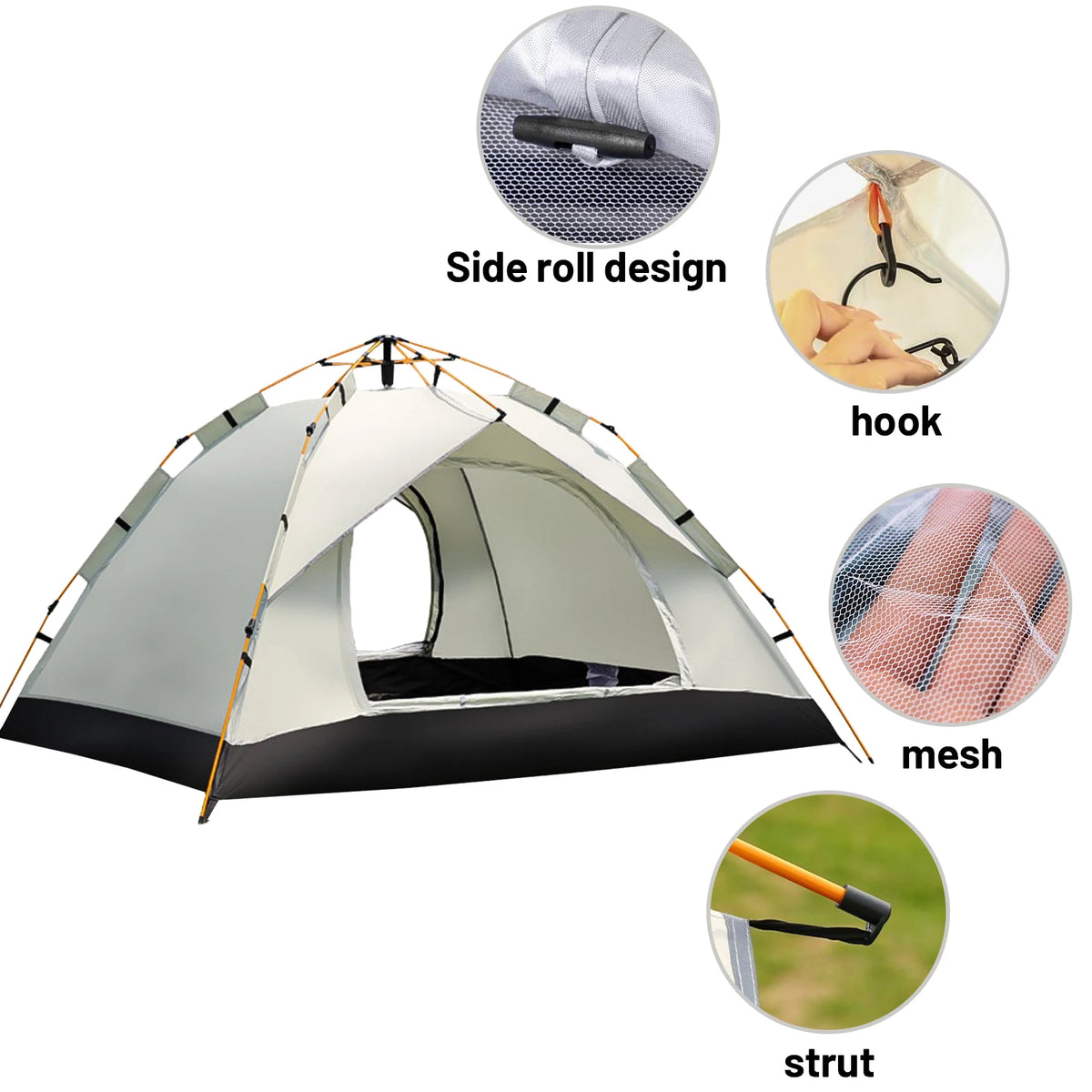 Pakicetus Quick Setup Auto Tent Family Outdoor Sunshade Canopy