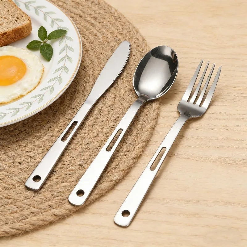 Reusable Double Walled Stainless Steel Camping Plates And Bowls Set