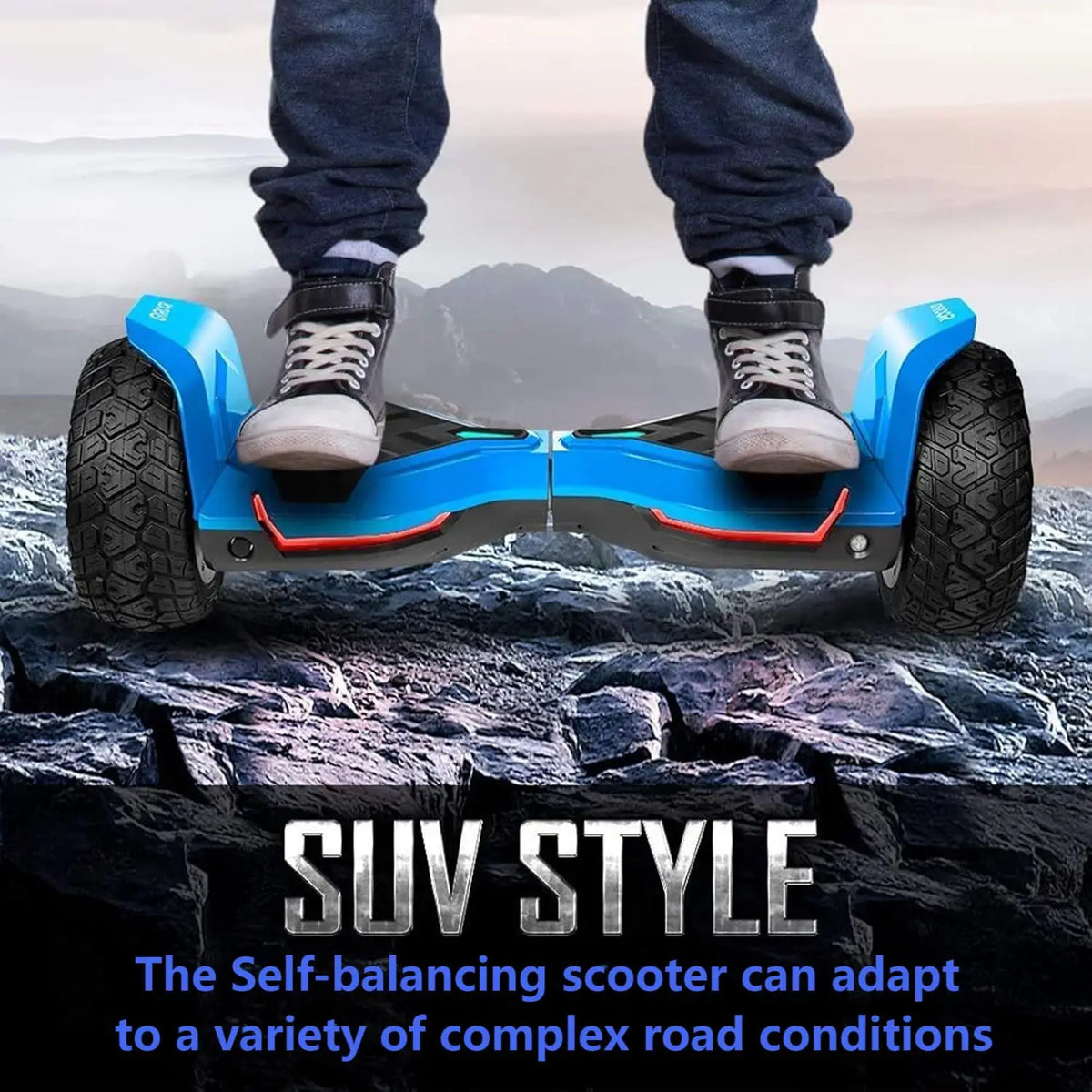 Warrior Dual Motor Self Balancing Scooter With Led Lights And Speaker