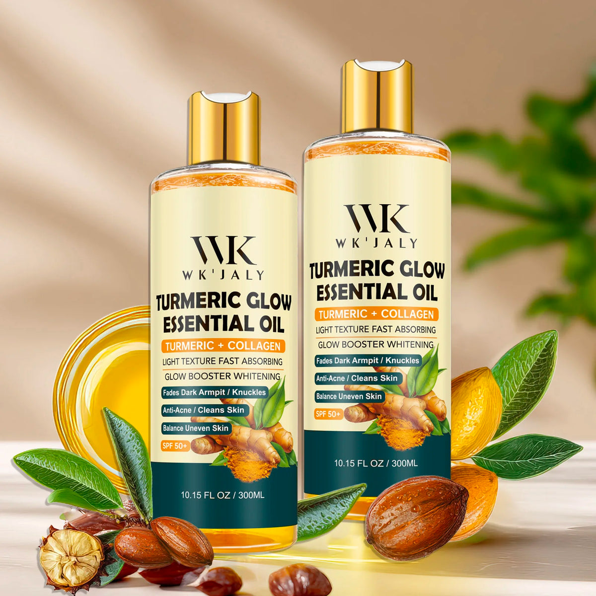 Wkjaly Turmeric Glow Essential Oil For Moisturizing And Radiant Skin