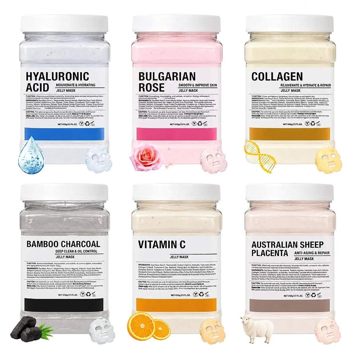 YMEYFAN Jelly Mask Powder For Rejuvenating Facial Skin Care