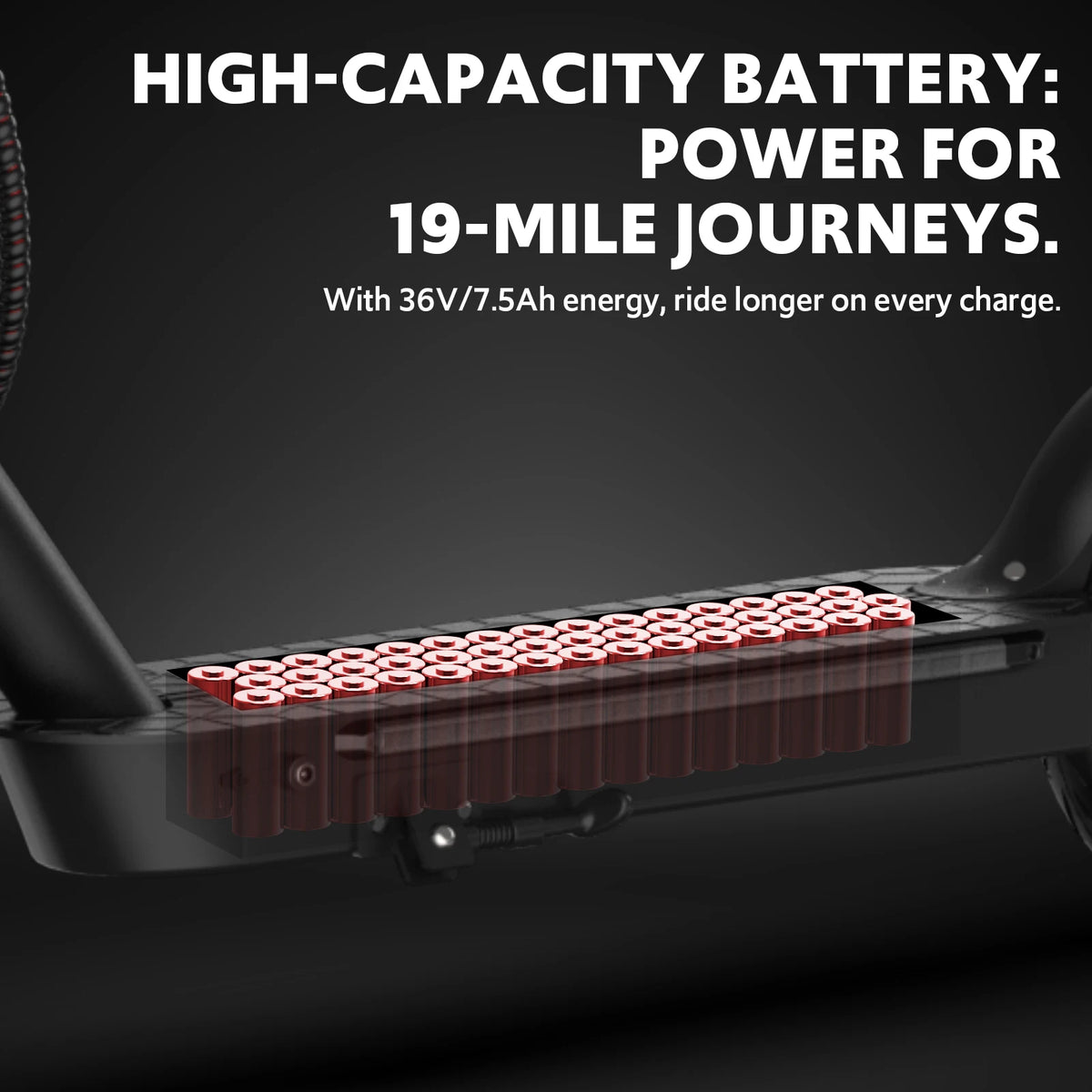 Osboo 550W Adult Folding Electric Scooter With Integrated Lights