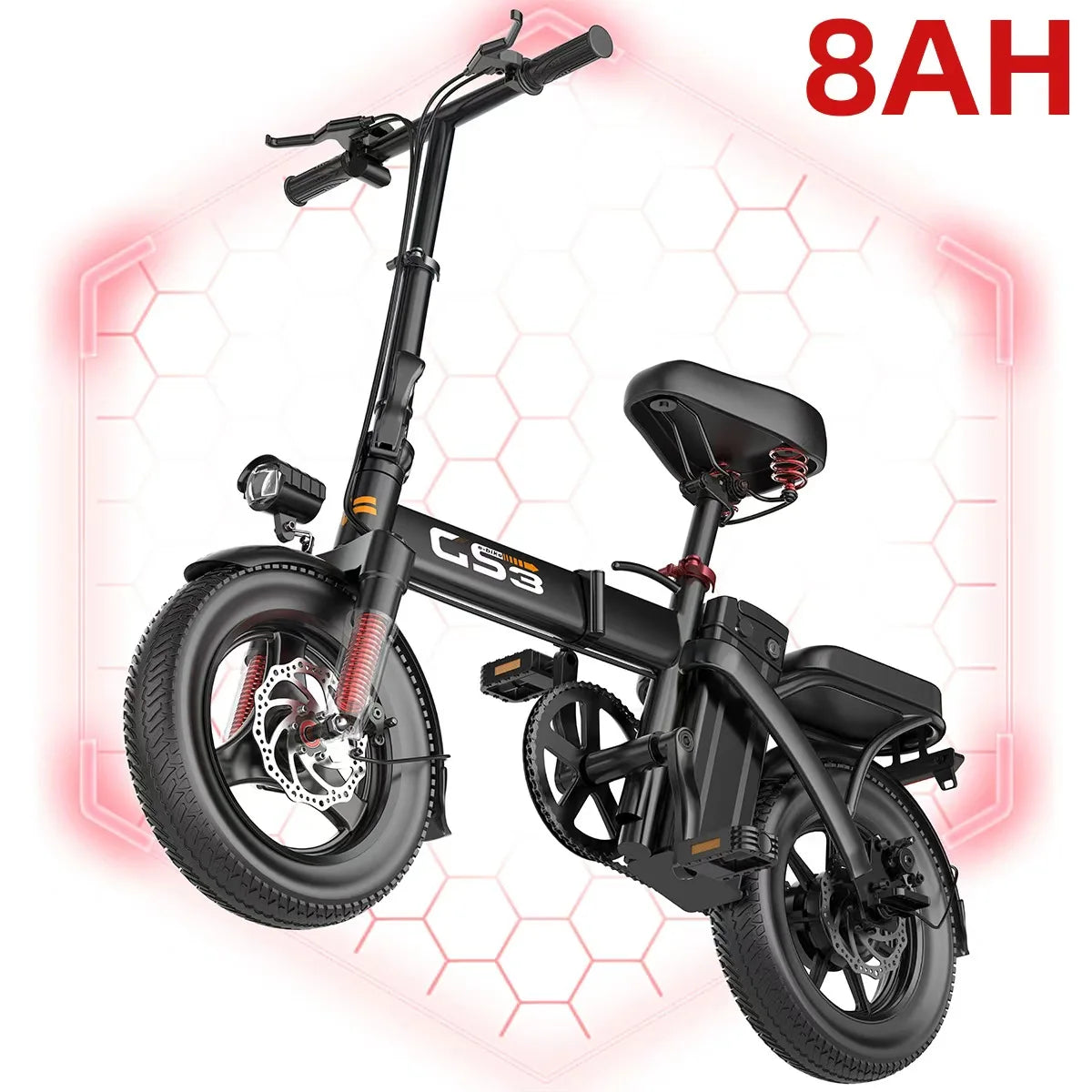 Uplee GS3 Folding Electric Bike For Adult Commuters 500W