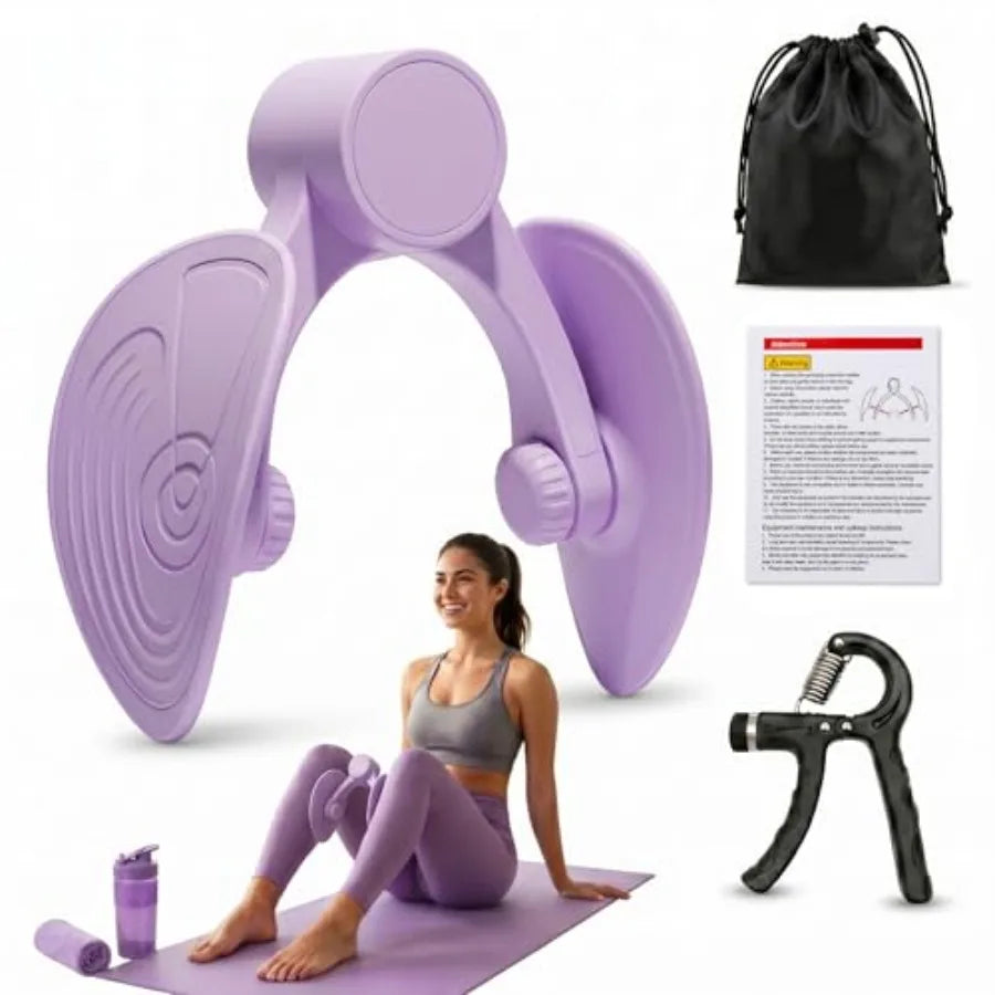 Inner Thigh And Pelvic Floor Trainer With Hand Gripper