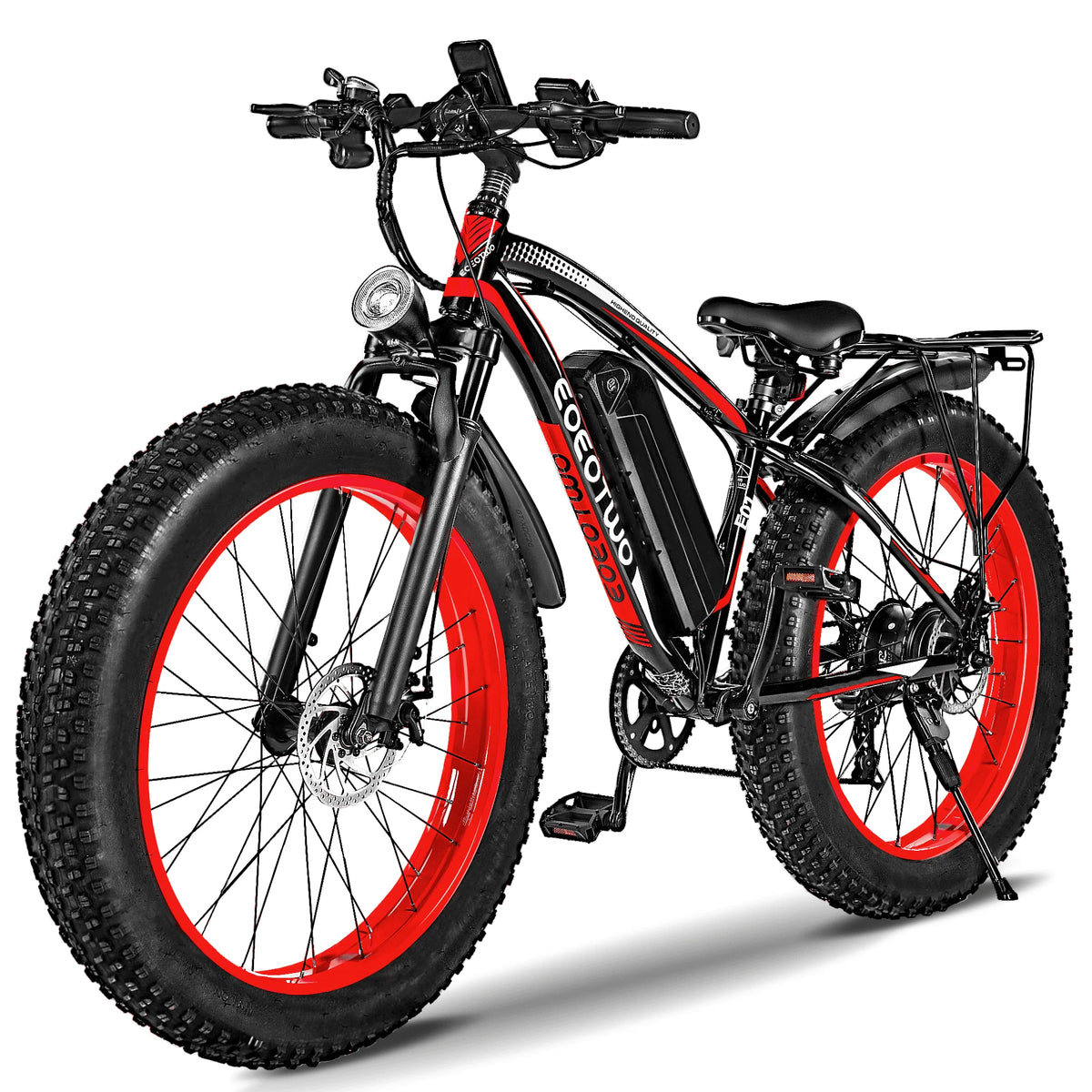 EOEOTWO 48V Fat Tire Electric Bike With Removable Battery