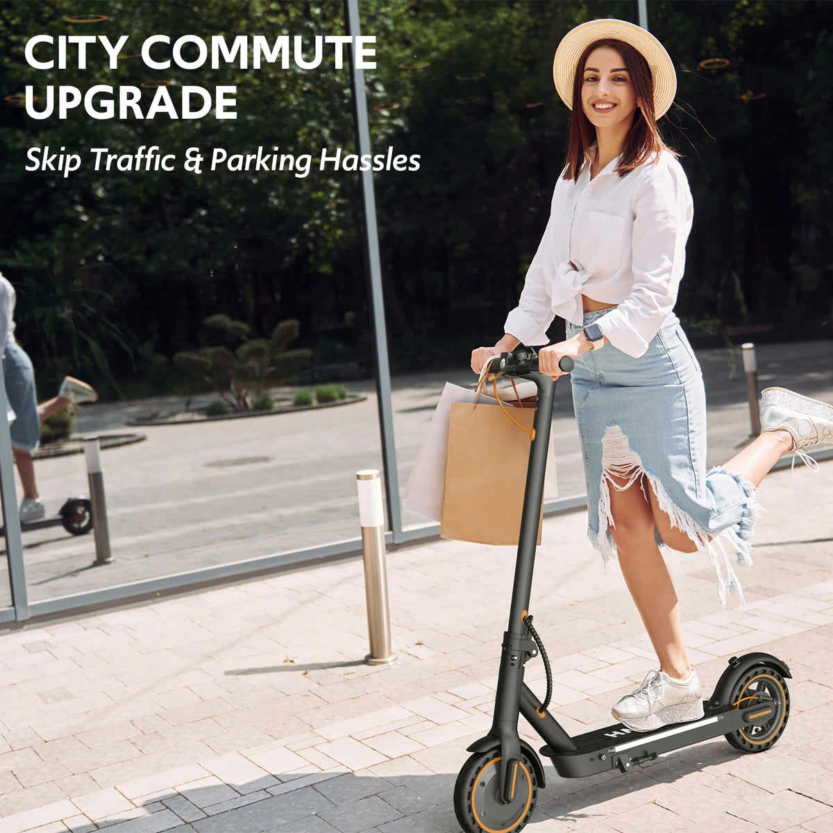 Osboo Foldable Electric Scooter For Adults With App Control