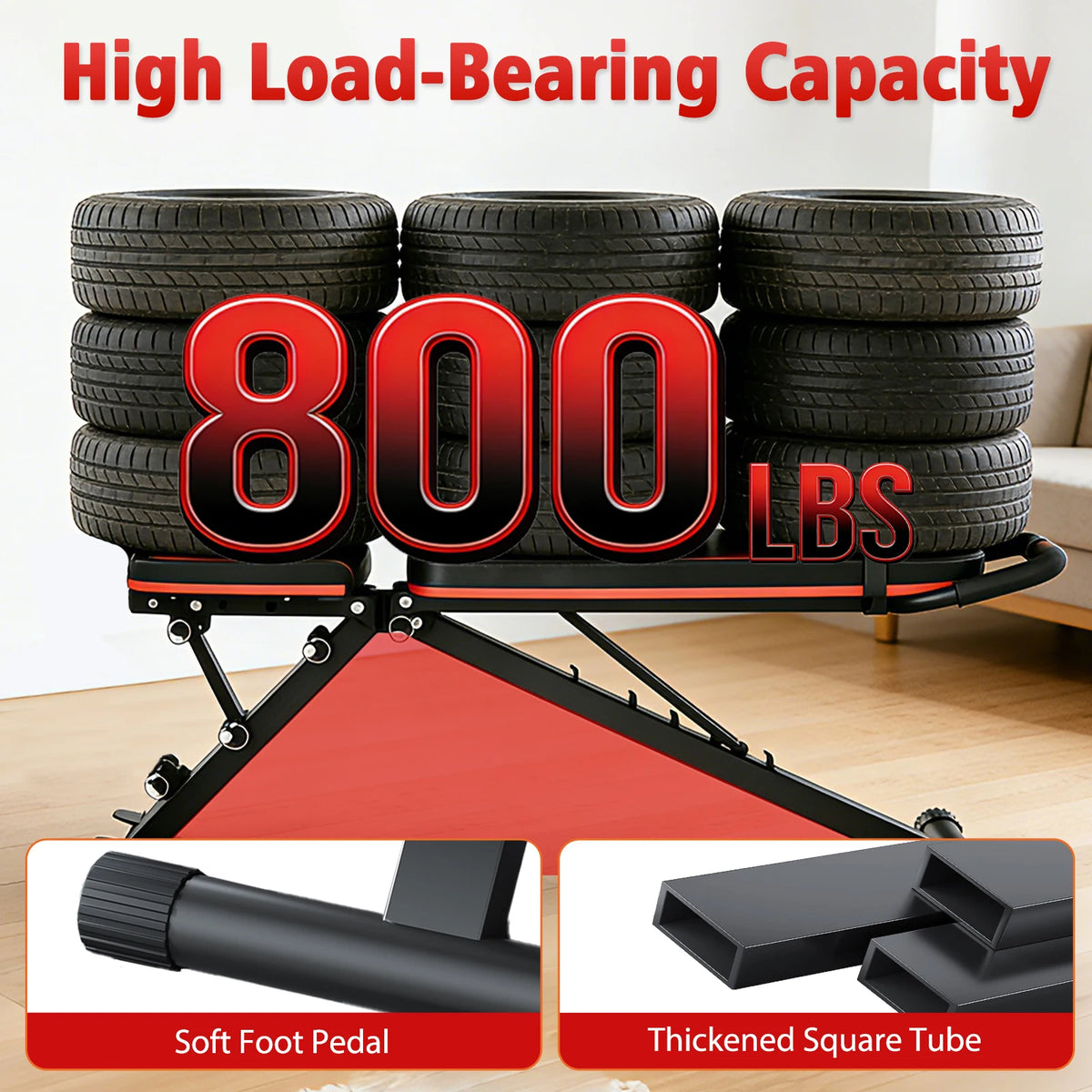 Multi Functional Foldable Dumbbell Bench For Full Body Training
