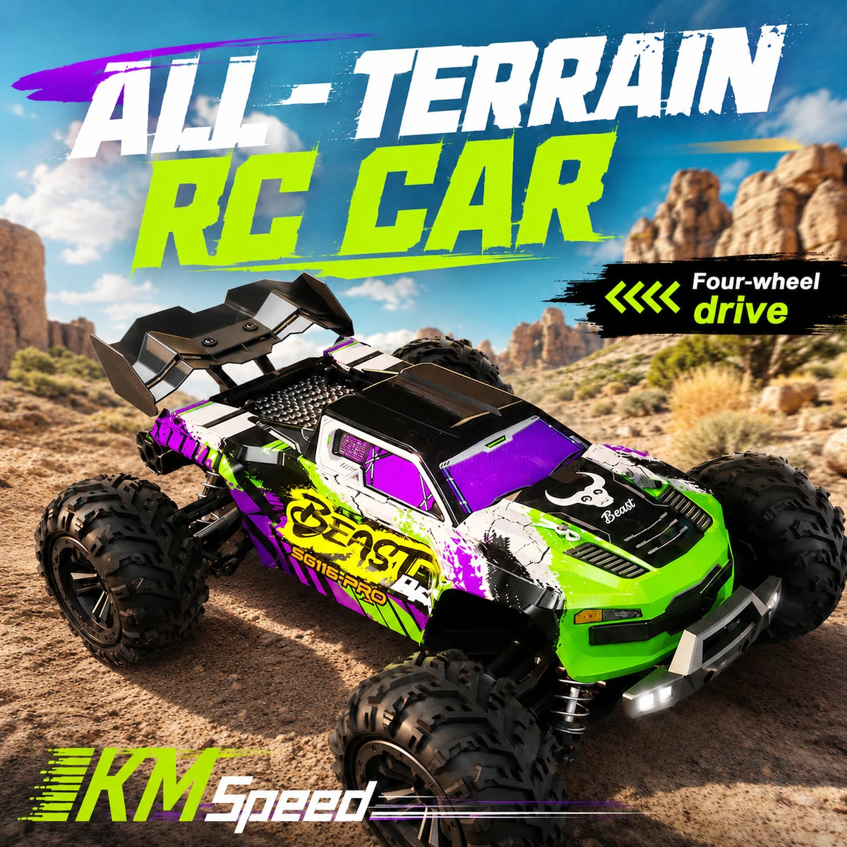 ZNLYRION SG116MAX Pro 4WD Off Road Remote Control Buggy