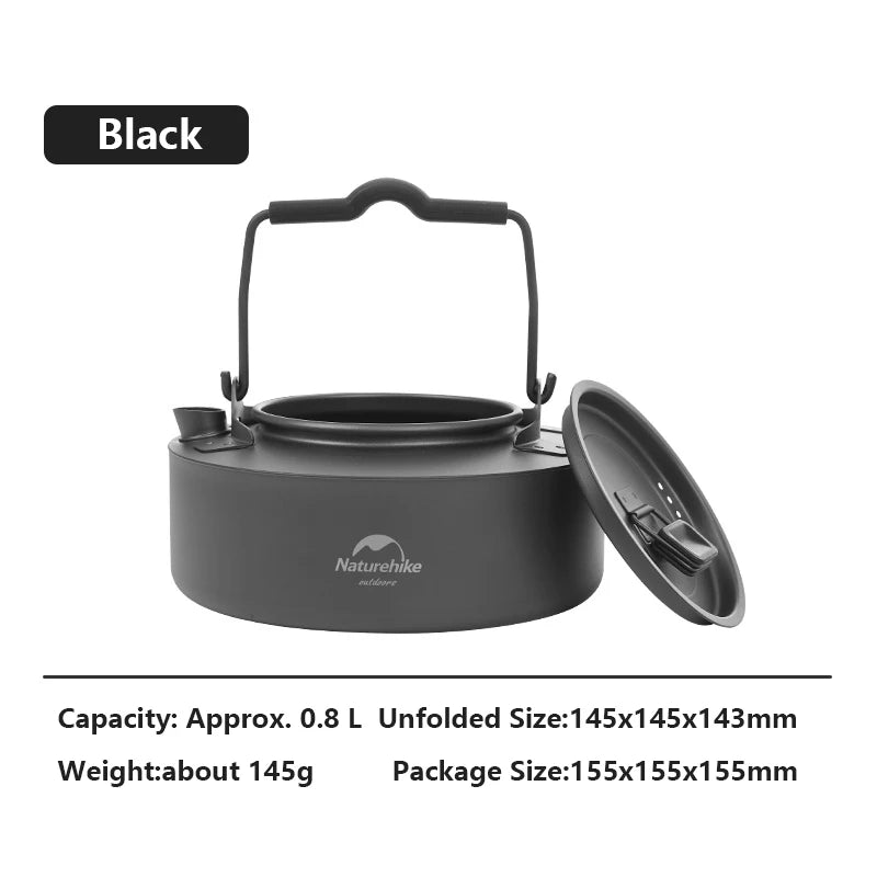 Naturehike Ultralight Titanium Camping Kettle For Outdoor Travel