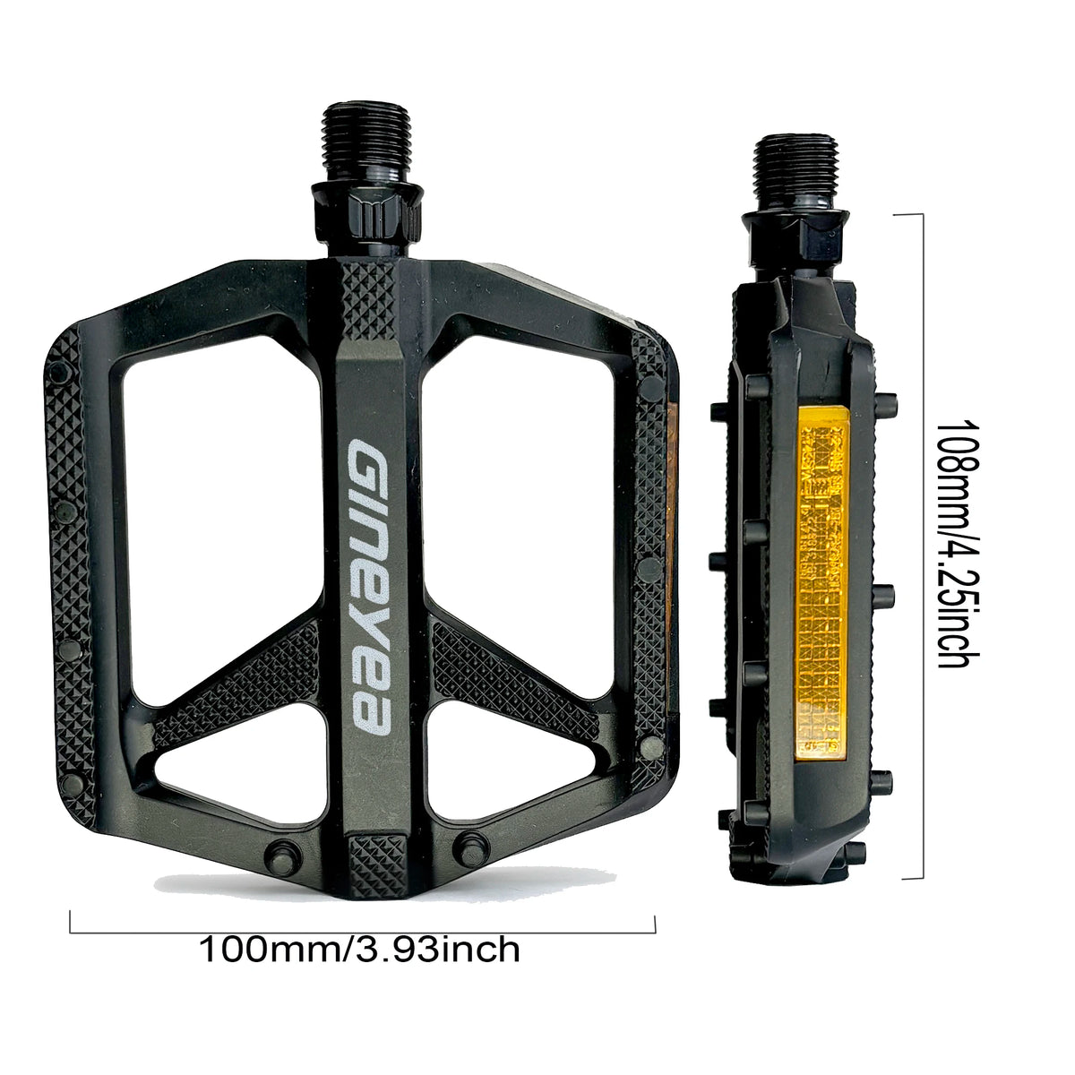 Flat Bike Pedals Ultralight Bearing Design For Road Mountain Bikes