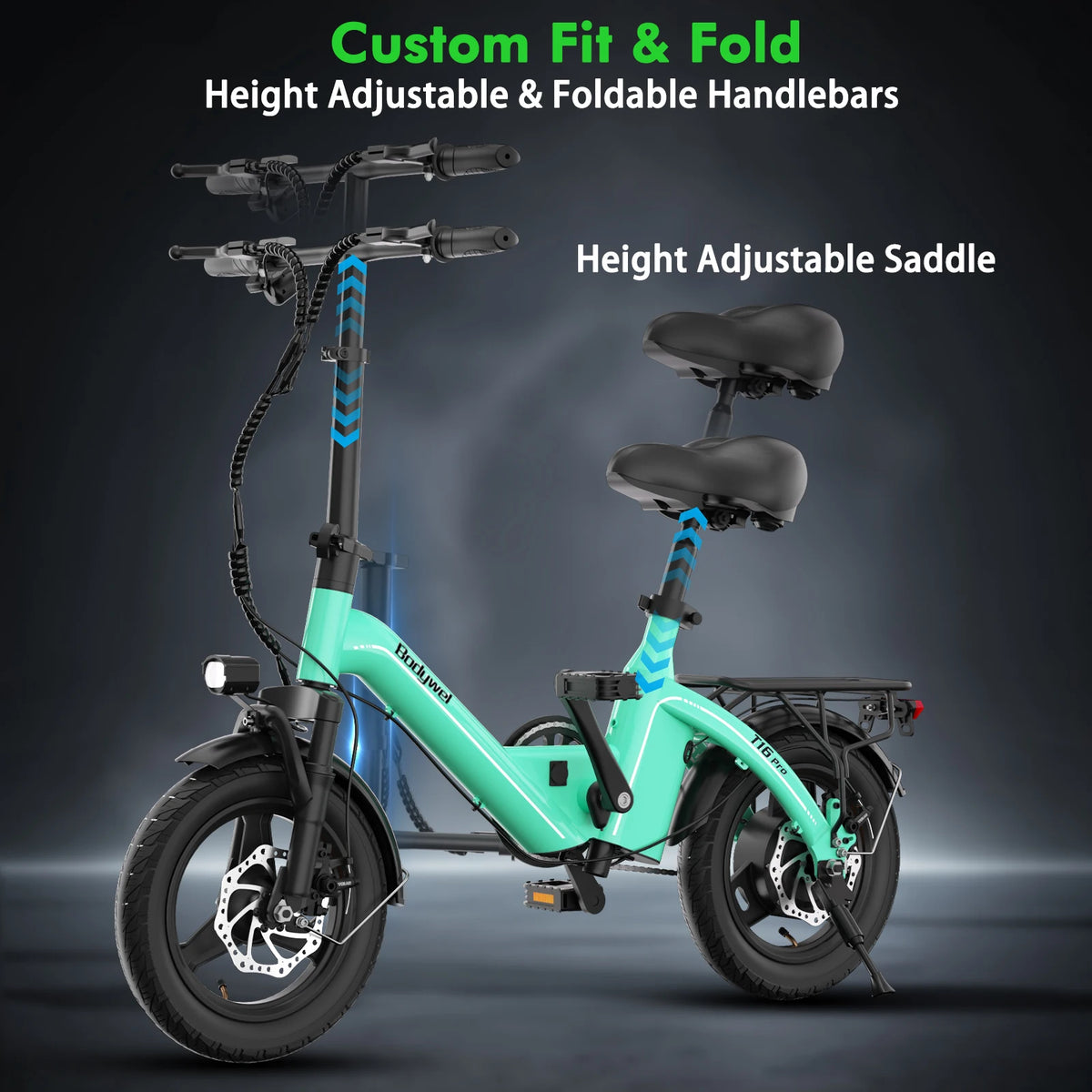Bodywel T16 Pro Foldable Electric Bike For Urban Commuting