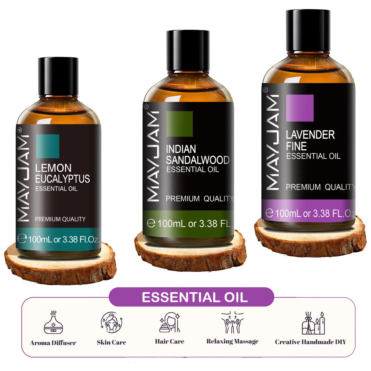 Mayjam Pure Natural Essential Oils For Aromatherapy And Care