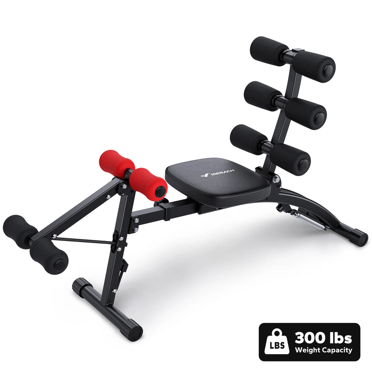 Merach Adjustable Ab Machine Multifunctional Workout Bench