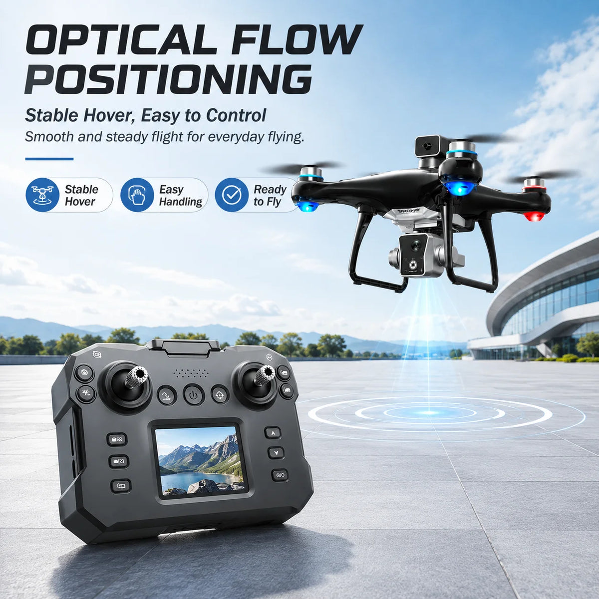 ZNLYRION Brushless Drone With Dual Camera And 360 Obstacle Avoidance