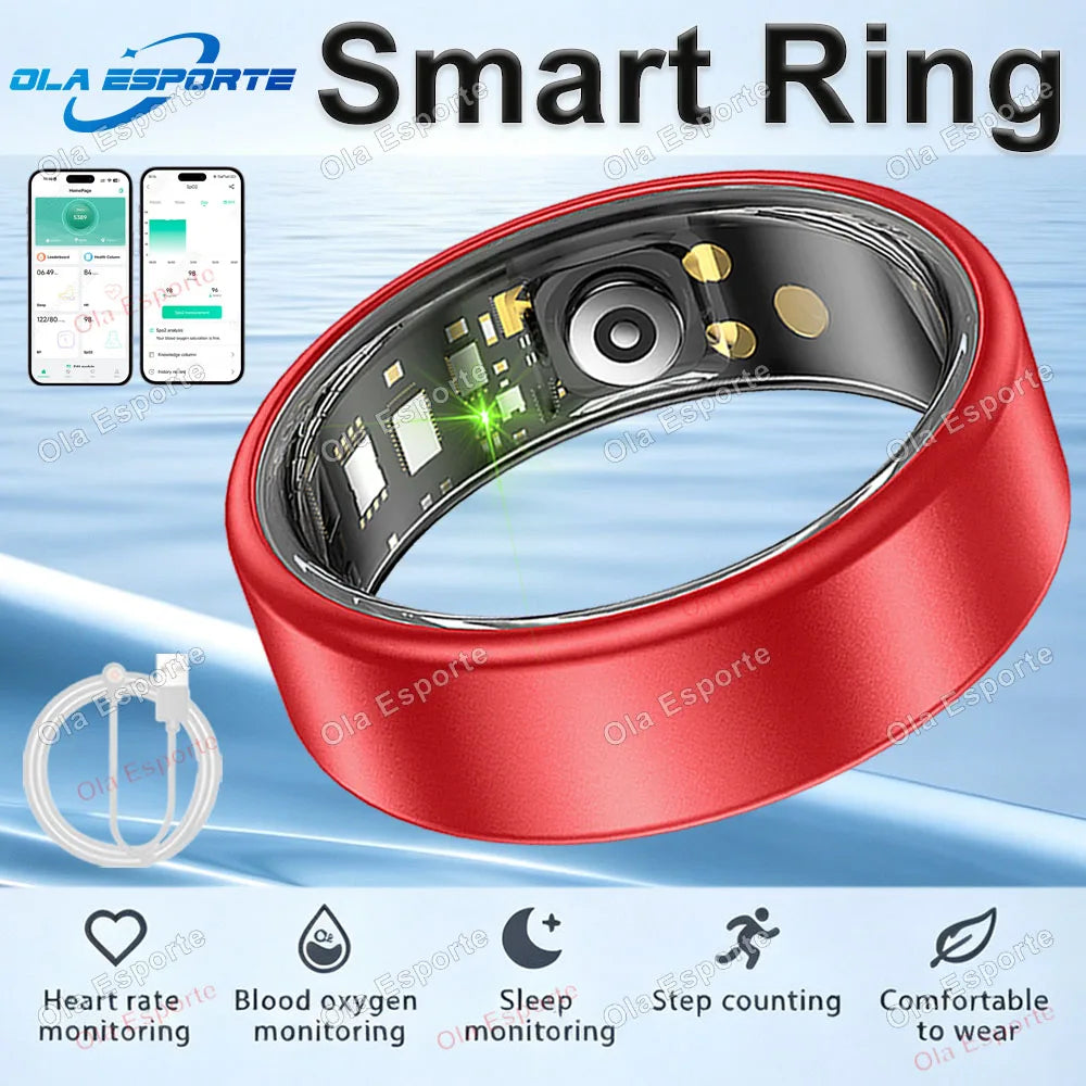 Ola Esporte Smart Ring Blood Pressure Heart Rate Monitor