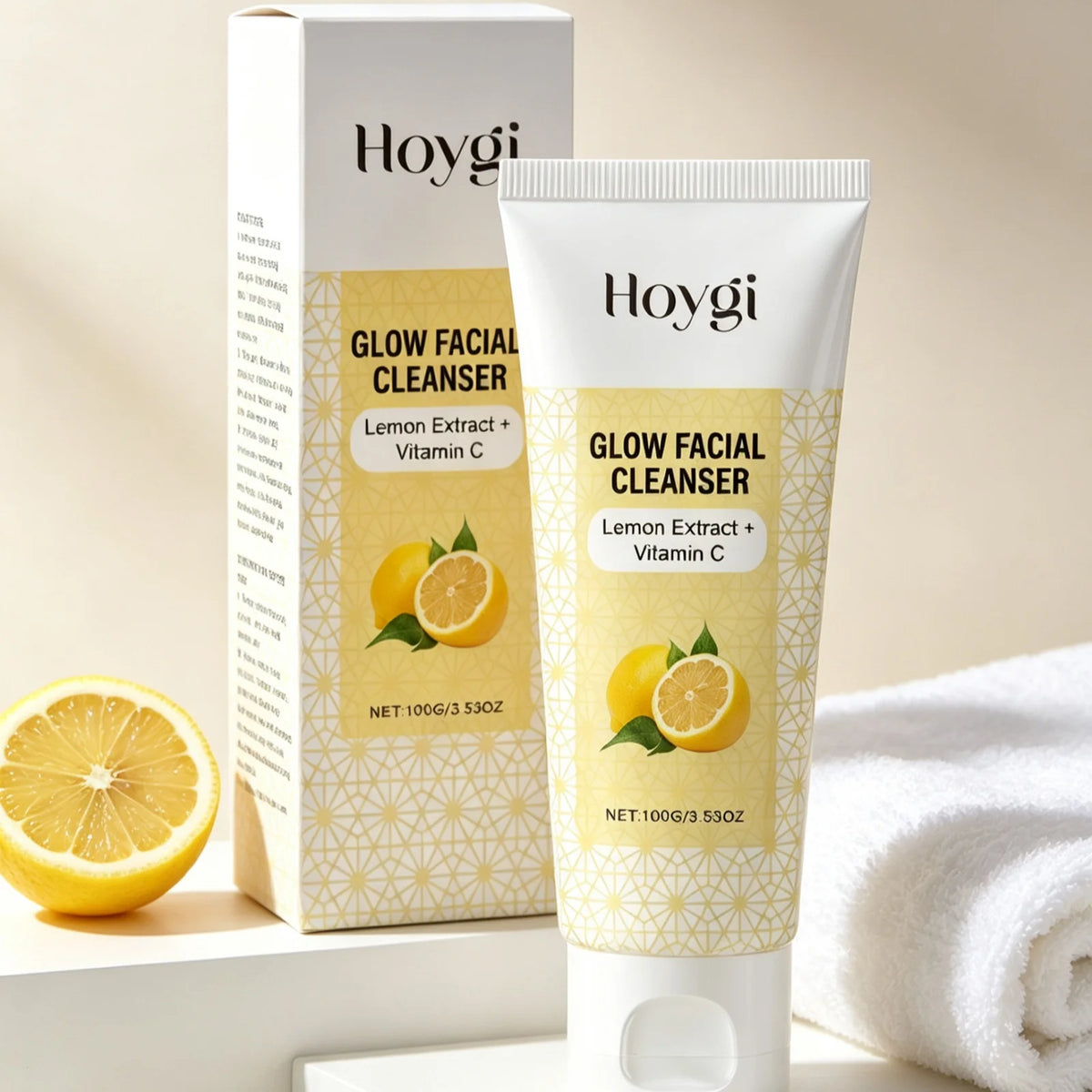 Hoygi Lemon Glow Facial Cleanser For Balanced Radiant Skin