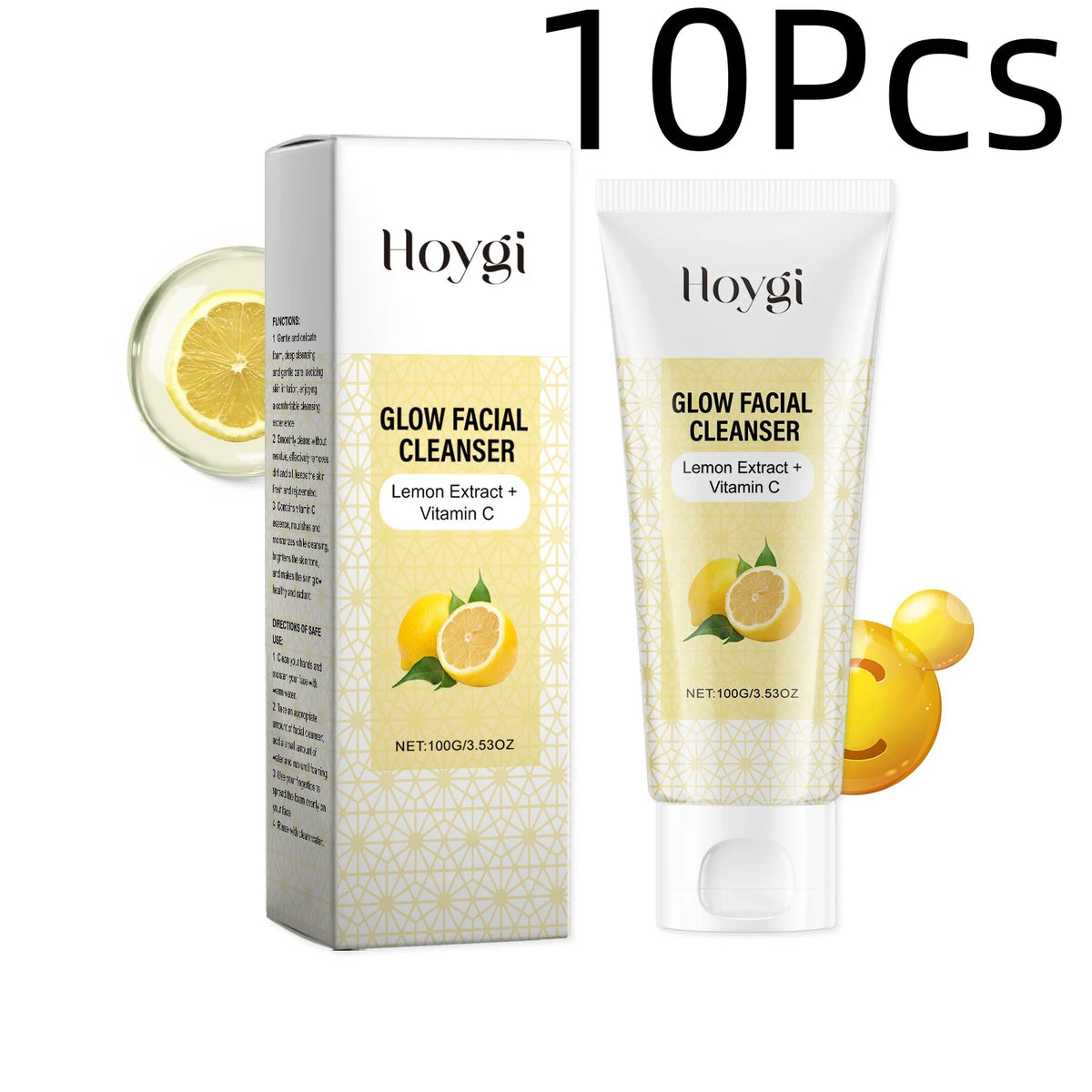 Hoygi Lemon Glow Facial Cleanser For Balanced Radiant Skin