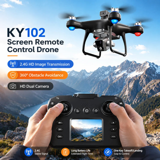ZNLYRION Brushless Drone With Dual Camera And 360 Obstacle Avoidance