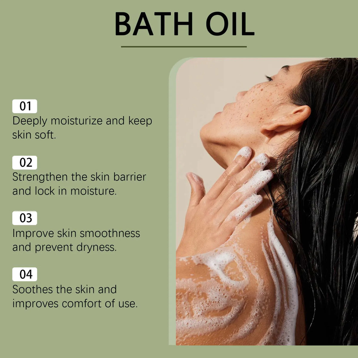 Eelhoe Essential Oil For Bubble Bath Moisturizing Cleansing Skincare Formula