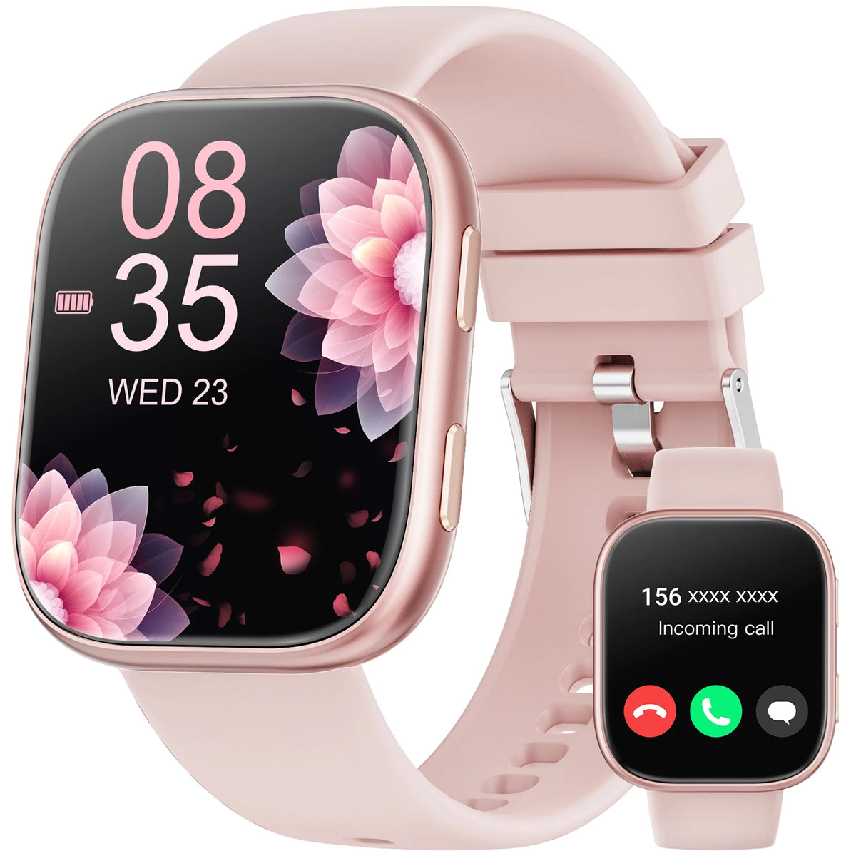 Waterproof Bluetooth Smartwatch With Heart Rate Monitor And Sport Modes