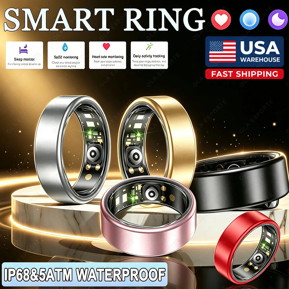 Ola Esporte Smart Ring Blood Pressure Heart Rate Monitor