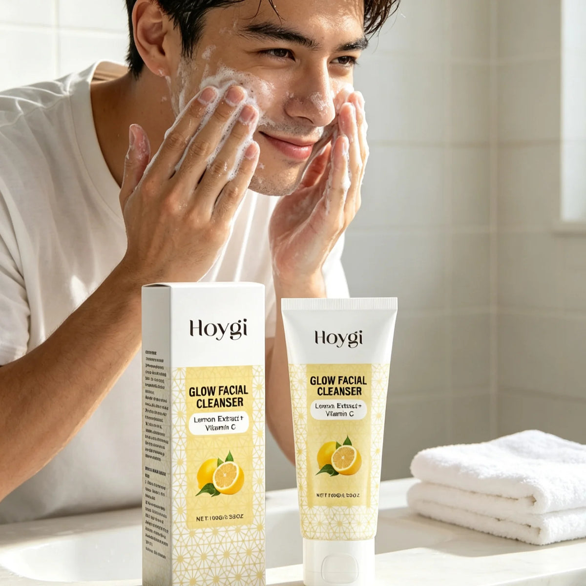 Hoygi Lemon Glow Facial Cleanser For Balanced Radiant Skin