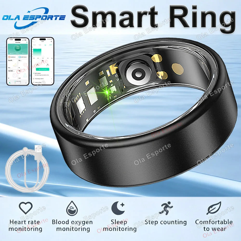 Ola Esporte Smart Ring Blood Pressure Heart Rate Monitor