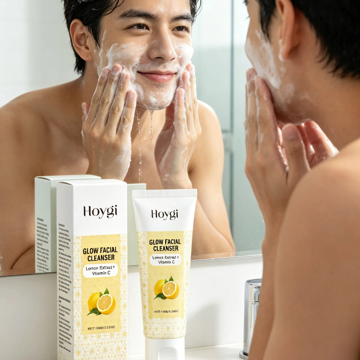 Hoygi Lemon Glow Facial Cleanser For Balanced Radiant Skin