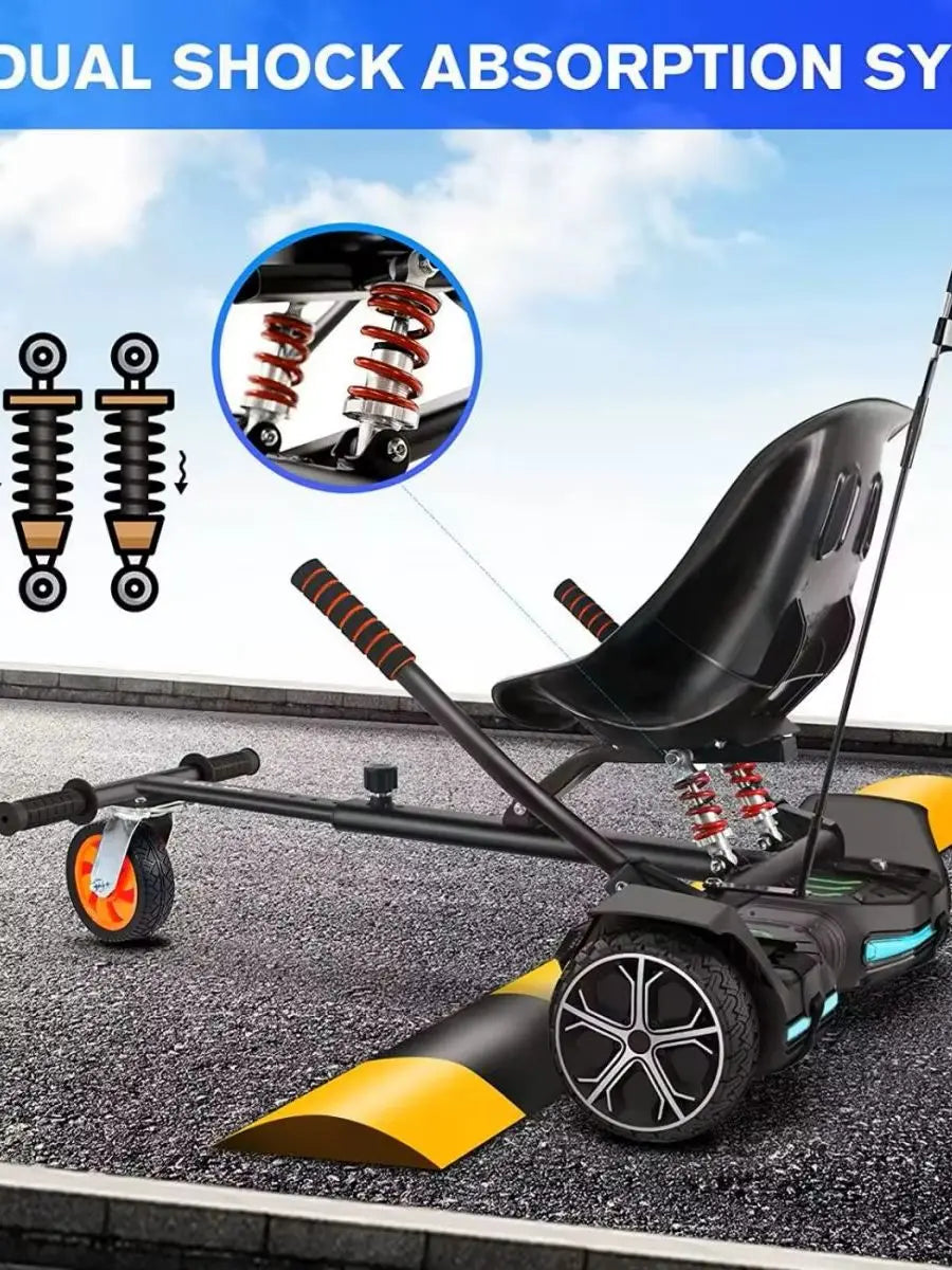 Gyroshoes Kids Electric Hoverboard Combined With Go Kart