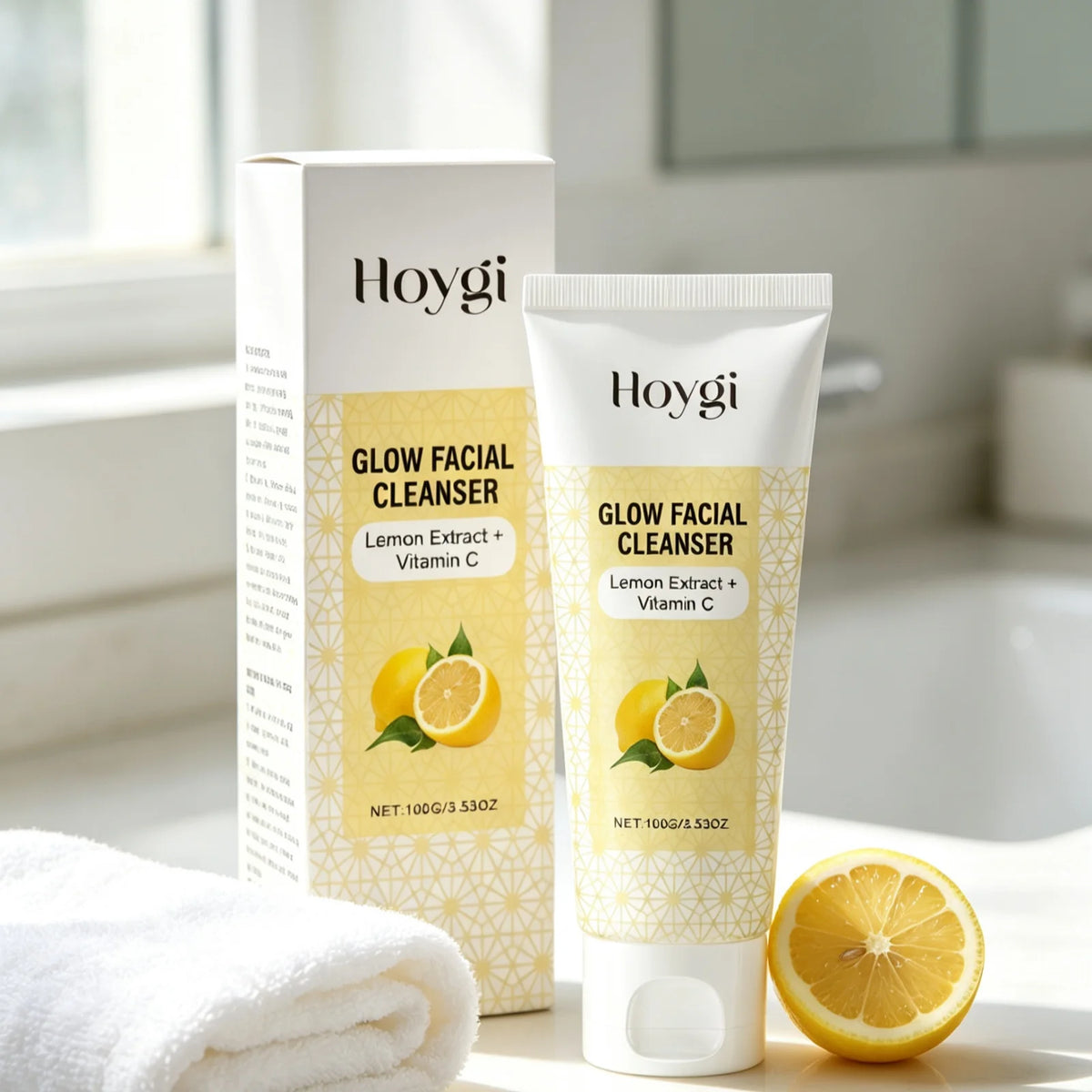 Hoygi Lemon Glow Facial Cleanser For Balanced Radiant Skin