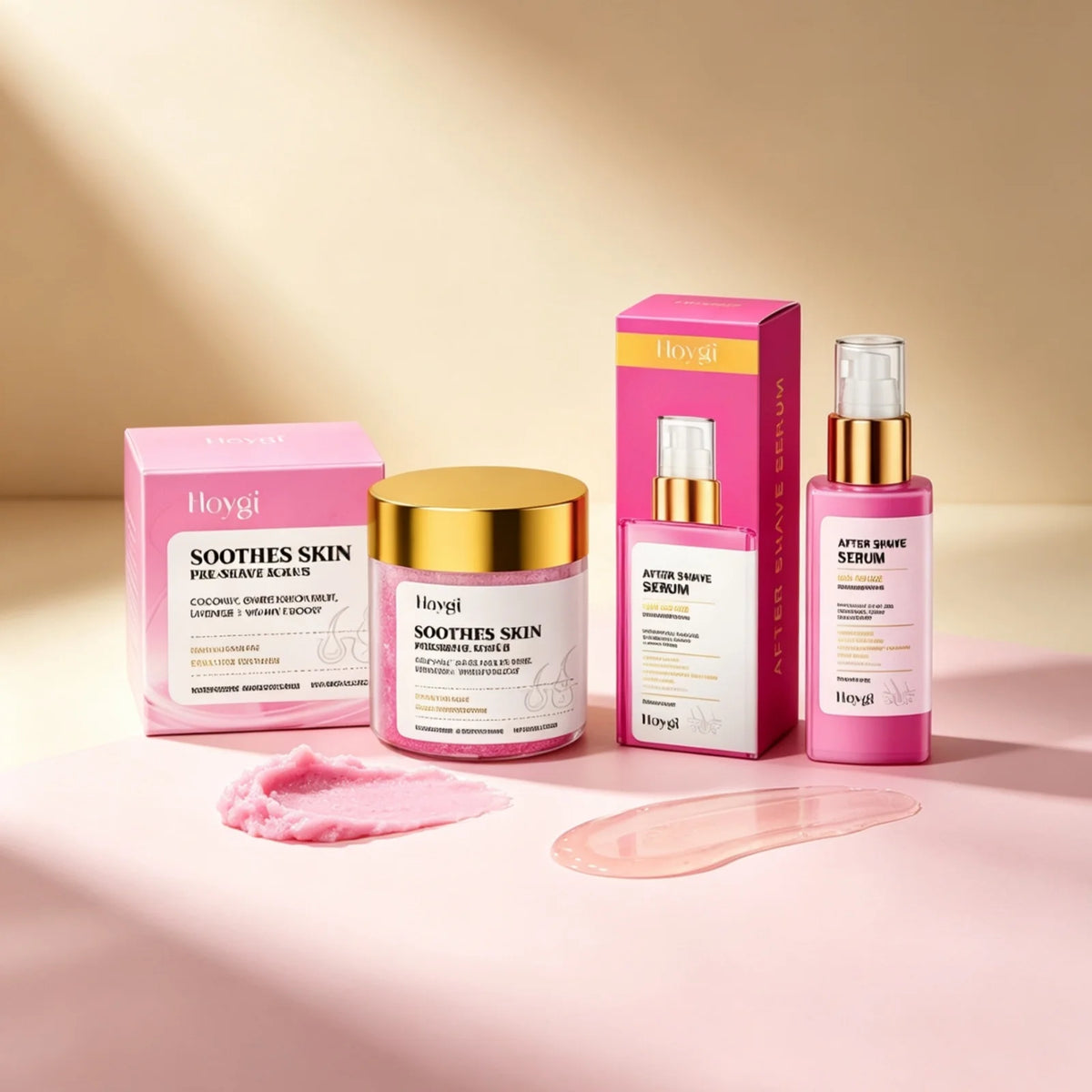 Hoygi Hair Removal Scrub Serum Combo Kit For Smooth Skin