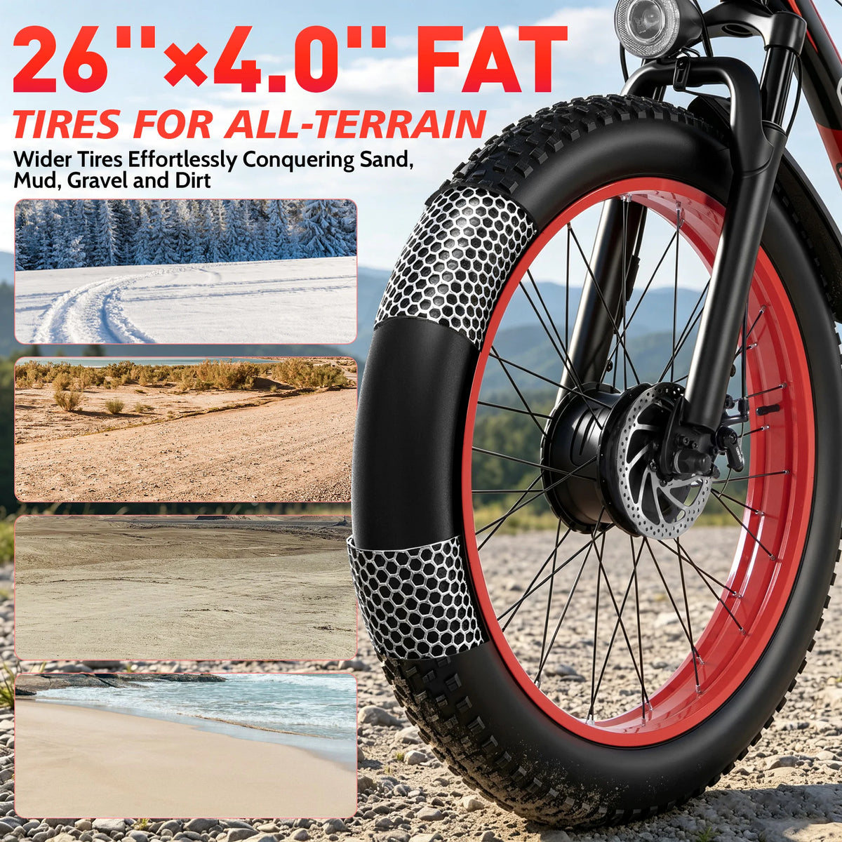 Eoeotwo Electric Fat Tire Bicycle With Long Range Lithium Battery