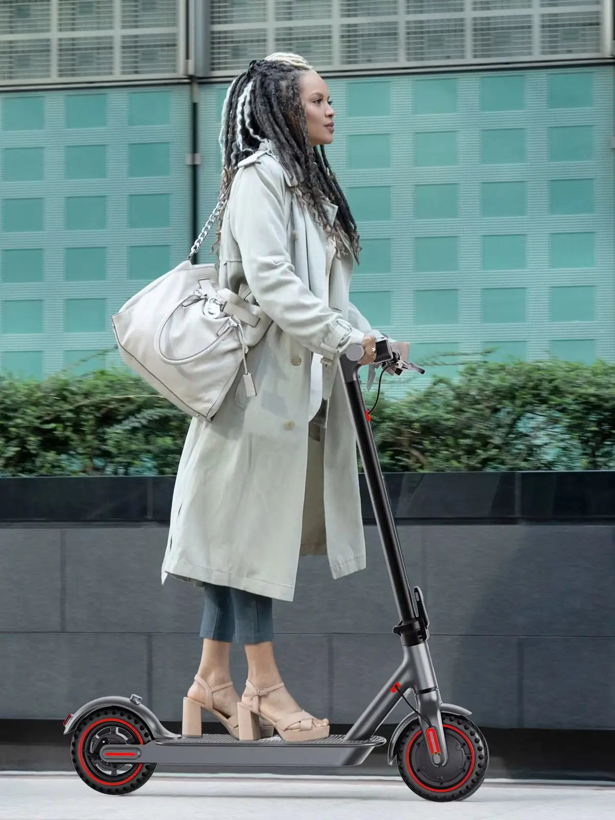 Lightweight Foldable Electric Scooter D8 Pro Portable Dual Brake Commuter