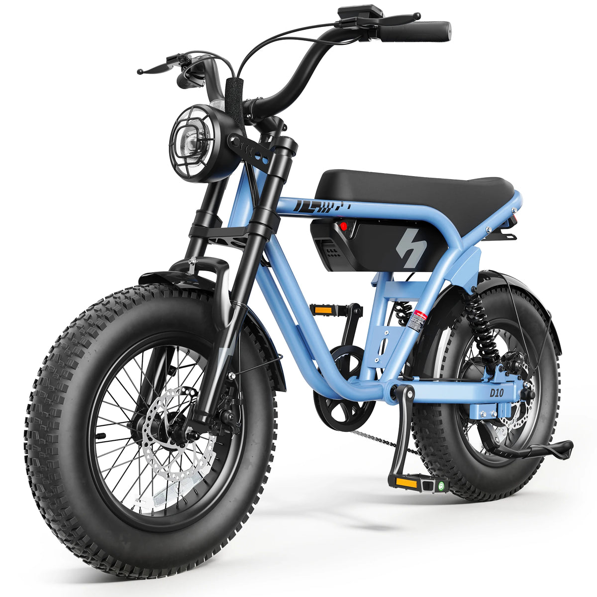 Hopepeak D10 Electric Mountain Bike With 1500W Motor Full Suspension
