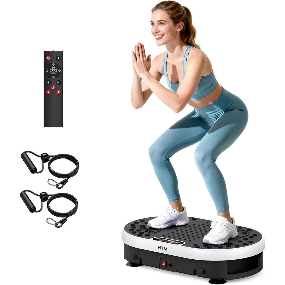 HTM Vibration Plate Exercise Machine For Home Workout Fitness