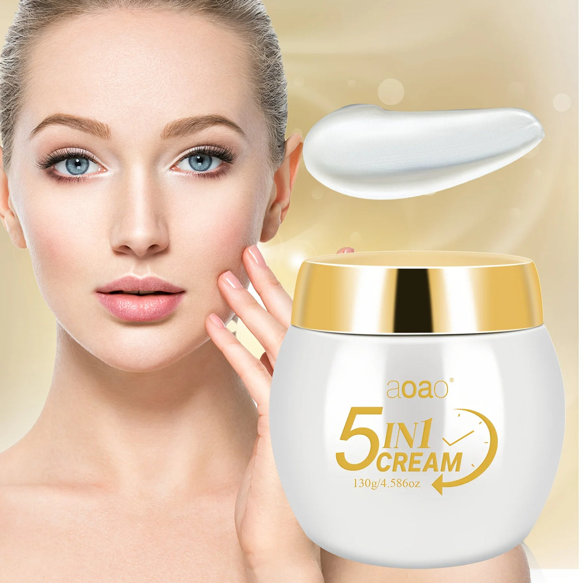 Aoao 5 In 1 Moisturizing Cream With Collagen And Niacinamide