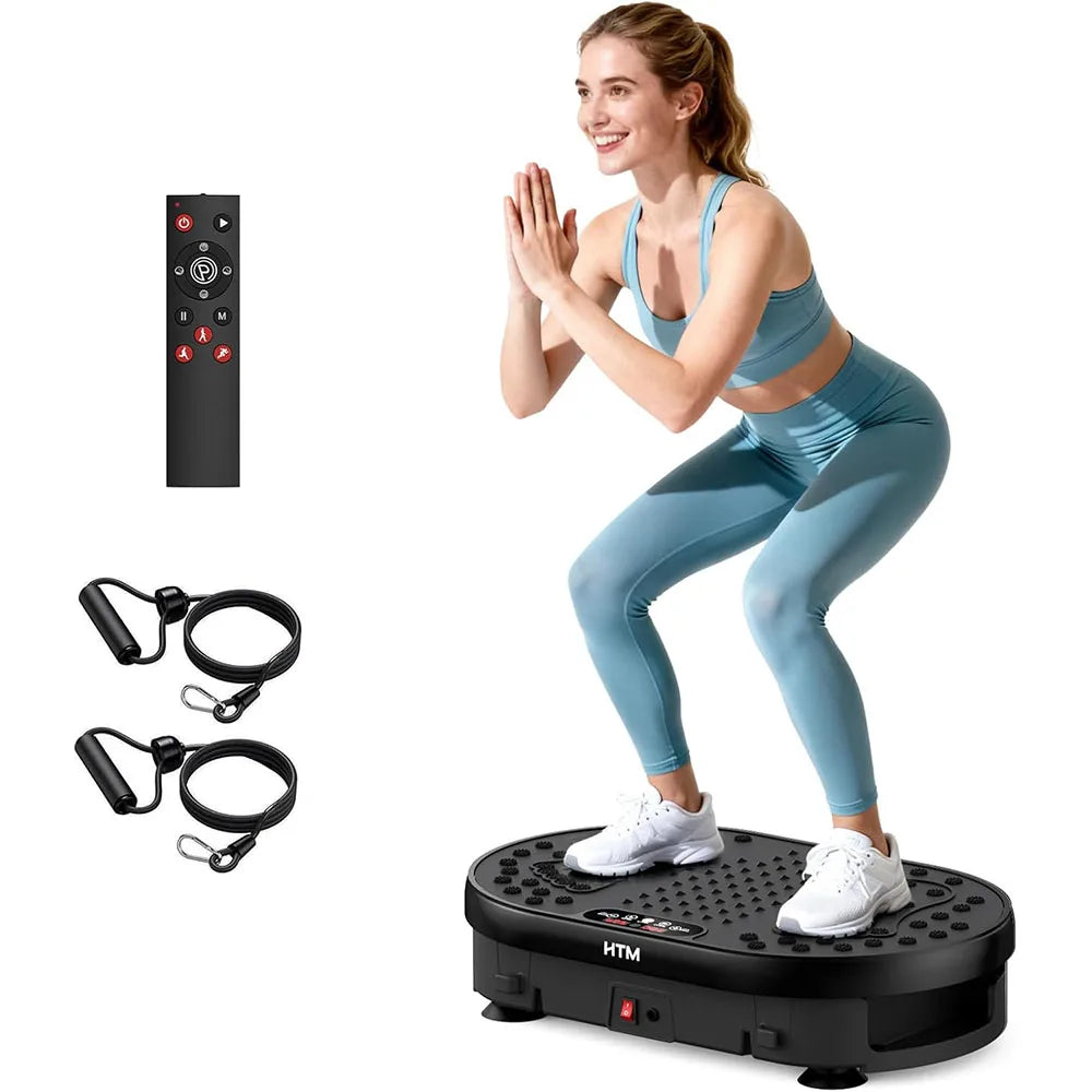 HTM Vibration Plate Exercise Machine For Home Workout Fitness