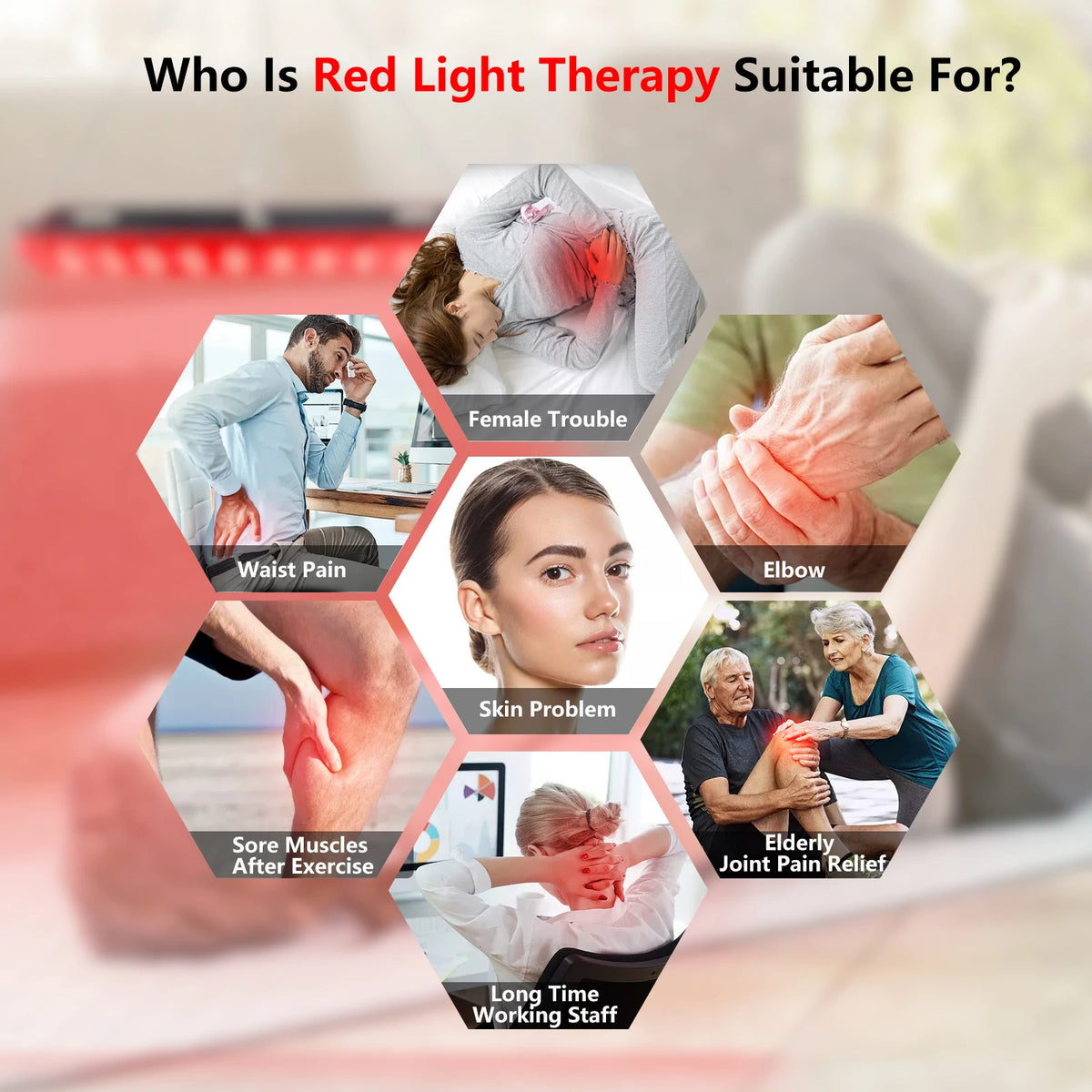 Astarexin Red Light Therapy Panel For Pain Relief Treatment