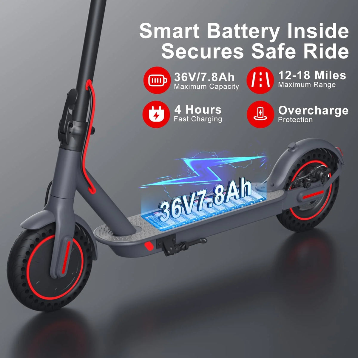OBX Foldable Electric Scooter With Dual Shock And App Control