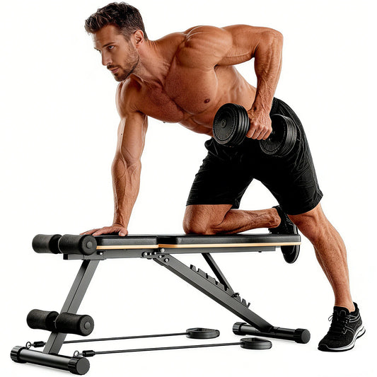 Multifunctional Adjustable Foldable Dumbbell Gym Weight Bench