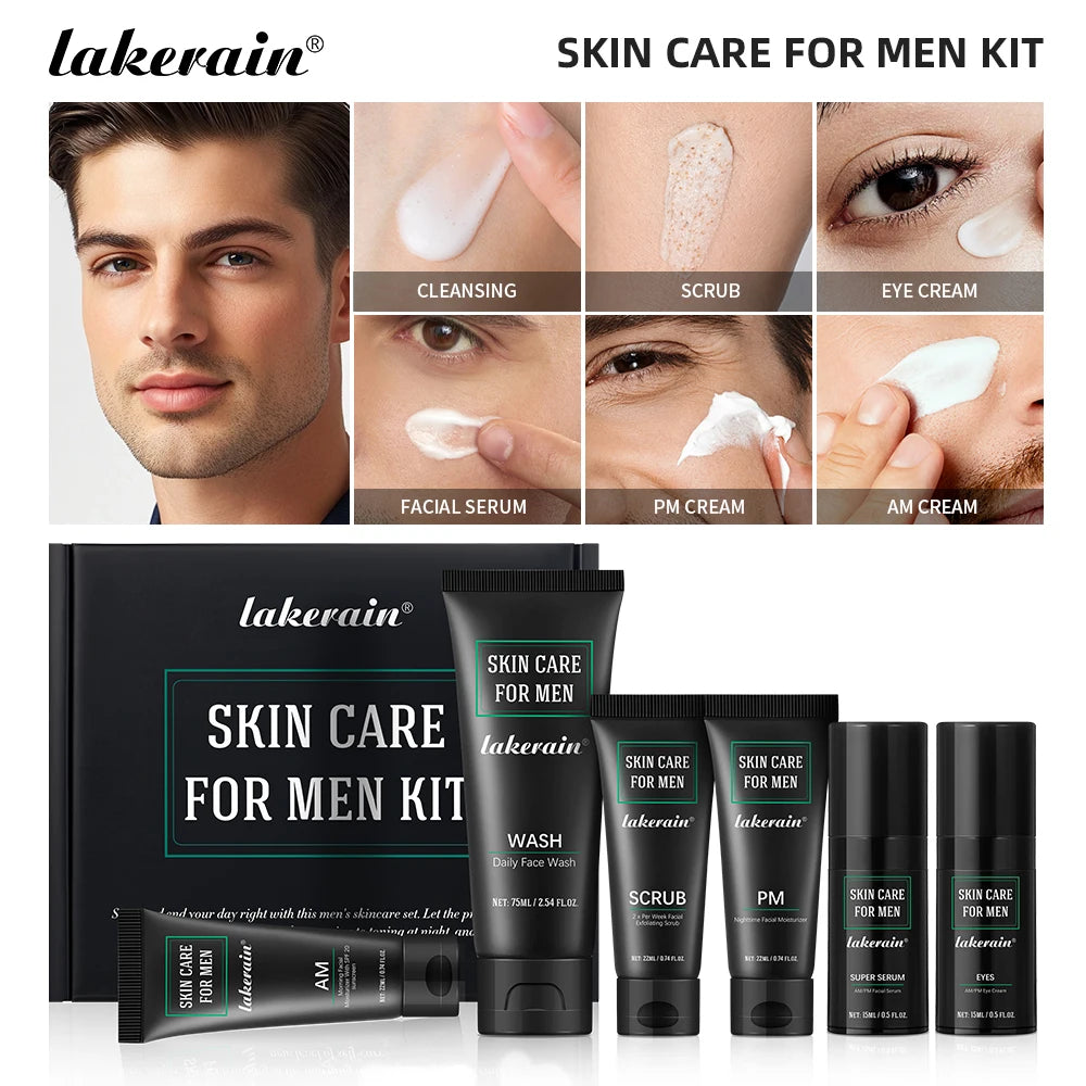 Lakerain Skincare Set SPF20 Oil Control Moisturizing Face Kit